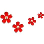 Resim Suntek 4 Parça Araba Aromaterapi Havalandırma Klipsi Kırmızı 