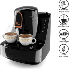 Resim Bakır Türk Kahvesi Makinesi, Şık ve Pratik Tasarım, Hızlı ve Lezzetli Kahve Keyfi 