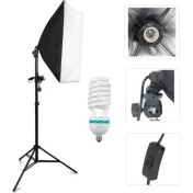 Resim Soligor Softbox Sabit Işık 50X70CM Lambalı 