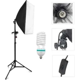 Resim Soligor Softbox Sabit Işık 50X70CM Lambalı 