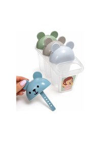 Resim Snowy Bear Dondurma Kalıbı 4 Lü Bpa Free Ev Yapımı Dondurma Ve Buz Kalıbı Çok Renkli 