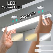 Resim 30.0/49.99cm Alt Birim Işığı, USB Şarj Edilebilir Ayarlanabilir Dolap Işığı - Hareket Sensörü, LED Sensör Işığı, Mutfak, Banyo, Yatak Odası için Gece Işığı, Sahne Aydınlatması, Müzik Standı Aydınlatması 