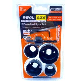 Resim 6 Parça Buat Açma Panç Seti 38-54mm- 3/8 Hex - Anahtar 4832 