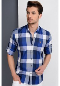 Resim G662 Dewberry Erkek Gömlek-lacivert-mavi Lacivert-mavi 