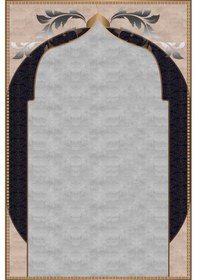 Resim Makinede Yıkababilir Leke Tutmaz Keçe Seccade Namazlık Kaymaz Taban, Süngerli Diz Dostu Tasarım Ahs900-2 Çok Renkli 