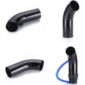 Resim Vkemall Alüminyum Otomobil Hava Girişi Seti 76mm 3 İnç - Performans Artırıcı, Yakıt Verimliliği, Evrensel Uyumlu Siyah 