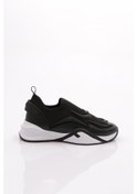 Resim Dgn 0392 Kadin Arkasi Yazili Spor Ayakkabi 0392-2252-R11643 Siyah 