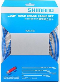 Resim Shimano Dura-ace 9000 Fren Kablo Seti Mavi 