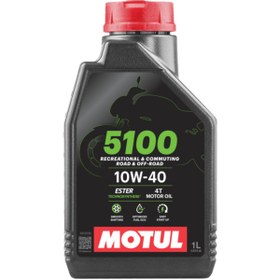 Resim Motul 5100 10W-40 4T Motosiklet Motor Yağı 1 Lt 