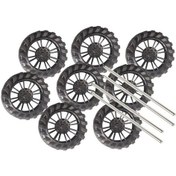 Resim Φ45mm Plastik Tekerlek 8 Adet Mil 4 Adet 