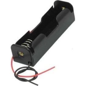 Resim Elektronikport 18650 Pil Yatağı Tekli Lityum Ion Pil Yuvası - 1 Kanal 