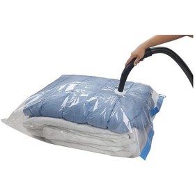 Resim 3 Adet Vakumlu Poşet Seti 90 Cm X 120 Cm Mega Jumbo Boy Çift Kişilik Yorgan Vakumlu Hurç Şeffaf 