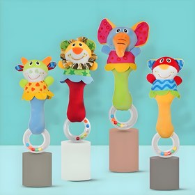 Resim Sevimli Bebek Evcil Hayvan El Kolu Oyuncak 