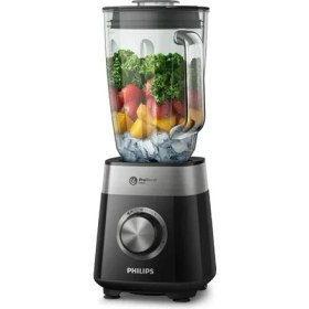 Resim Philips Mutfak Robotu Seti Çok Amaçlı Blender Set Siyah Cam Hazneli Smoothie 800 - 1200 Watt Cam 
