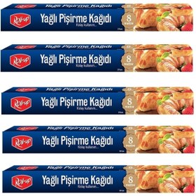 Resim Roll-Up 8 Metre Pişirme Kağıdı 37cm 5li Kutu Set 