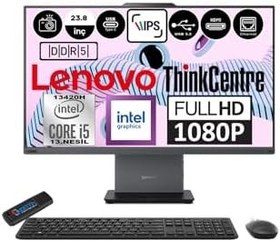 Resim Lenovo Thinkcentre Neo 24 50A Gen5 Intel Core I5 13420H 16GB Ddr5 2tb SSD Windows 11 Pro Intel® UHD Graphics 23.8" Fhd All In One Bilgisayar 12SC000QTRP04 + Zetta Flash Bellek 