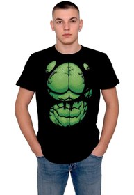 Resim baskwear Hulk Gym Fitness Bodybuilding Kas Tişört Unisex T-shirt 