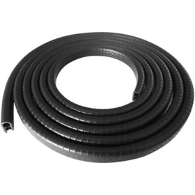 Resim ensadepo Kapı Koruma Fitili Siyah Kapı Koruyucu Çarpma Çizilme Önleyici Fitil 5 Metre 