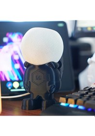 Resim Willowhaven Siyah Homepod Mini Astronaut Kablolu Stant Ve Masa Dekorasyonu 
