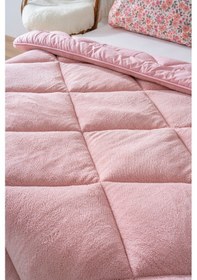 Resim Rivaistanbul Pudra Loura Çift Kişilik Çift Taraflı Lüx Wellsoft Yorgan 195x215 Cm Pembe 