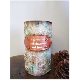 Resim El Boyaması Metal Dekoratif Kaşıklık Çok Renkli 