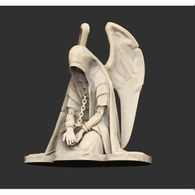 Resim Opencart Zincirli Melek Heykeli Heykel Sadece Plastik Aparattır 