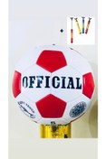 Resim TOPROCKSTORE Dikişli Futbol Topu A Kalite Şişirme Pompası Hediyeli 