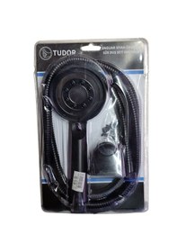 Resim Duş Başlığı Hortumlu Siyah Lüks Model Mat - Siyah 