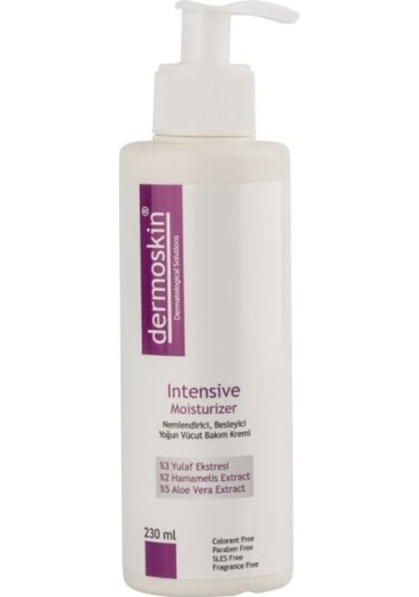 Dermoskin Intensive Moisturizer Cream 230 ML Nemlendirici Vücut Kremi Fiyatı ve Özelliklerı - Badem
