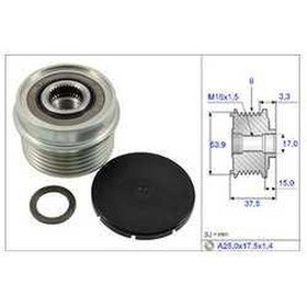 Resim Esse Oto - Transit V-184 Alternatör Kasnağı Önden Çeker 01- Ina 535 0223 10 2c1t 10300 Ab 