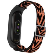 Resim Xiaomi Mi Band 3/4/5/6 İçin Elastik Naylon Akıllı Saat Kayışı Yedek Kordonlu Saat 