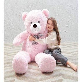 Resim Sole 130 cm Papyonlu Dev Boy Peluş Ayı 