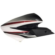 Resim Pulsar Ns200 Yakıt Depo Dekoratif Kapak Sol Etiketli Beyaz 