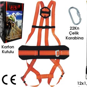 Resim Emniyet Kemeri Paraşüt Tip Bel Destekli Ce Belgeli 414 