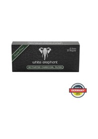 Resim White Elephant 9mm Kömürlü Pipo Filtresi 20 Adet 352465 