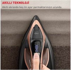 Resim Durilium Airglide Autoclean Taban 3200W 300GR Şok Buhar Akıllı Ultimate Power Buharlı Ütü 