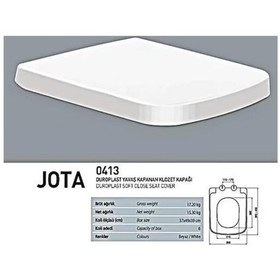 Resim Klozet Kapağı Soft Jota Nkp Beyaz 