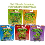 Resim HOT WHEELS Premium Pop Culture Teenage Mutant Ninja Turtles 5'li Set 