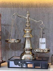 Resim Justeon Metal Adalet Terazisi Gümüş 