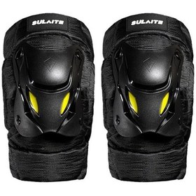 Resim Sones Sulaıte Motosiklet Koruyucu Rider Rüzgar Sıcaklığı Koruyucu Dişli Sürüş Ekipman Dirsek Pedleri Siyah 