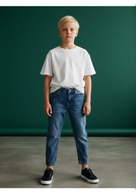 Resim Zekids Erkek Çocuk Denim Pantolon-16656 Renkli 