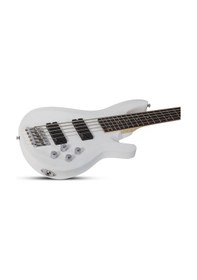 Resim Schecter C-5 Deluxe 5 Telli Bas Gitar Satin White 