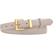 Resim LCG Luchengji Kadınlar için Kare Altın Tokalı Suni Deri Kemer - Kot, Pantolon, Elbise, Günlük Tarz için Çok Yönlü Bel Kemeri, Bakır Alaşım Toka, Tekstil Olmayan Malzeme, Günlük Kemer|Şık Kemer Tasarımı|Dayanıklı Kemer, LCG Luchengji 