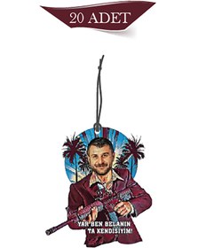 Resim Genel Markalar Azer Yar Ben Belanın Ta Kendisiyim Tasarımlı 20'li Oto Kokusu ve Oto Aksesuarı 