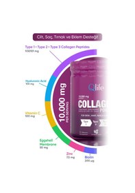 Resim Collagen Powder Hidrolize - Toz Kolajen Çilek Aromalı 250 Gr 