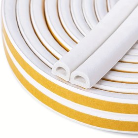 Resim 7/20 x 6/25 x 8' Kendinden Yapışkanlı Köpük Pencere Contası - Evini Yıl Boyunca Sıcak ve Hava Akışından Koru! Mağazalar ve Oteller için 