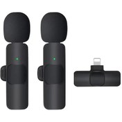 Resim Jeemson 2'li Kablosuz Kragı Mikrofon Seti - İos/android Uyumlu, 20m Mesafe, Gürültü Azaltma, Vlog & Canlı Yayın İçin 10.1" 