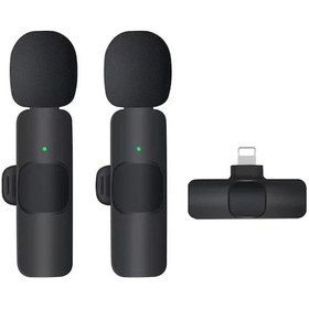 Resim Jeemson 2'li Kablosuz Kragı Mikrofon Seti - İos/android Uyumlu, 20m Mesafe, Gürültü Azaltma, Vlog & Canlı Yayın İçin 10.1" 