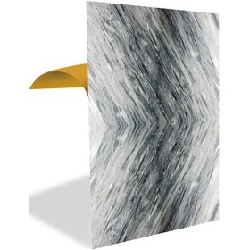 Resim Tink Kendinden Yapışkanlı Çizgili Gri Desenli Pvc Panel 41x62 Cm 