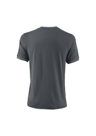 Resim Wilson Uwıı Henley Dk Gri Erkek Tenis T-Shirt Wra762906 